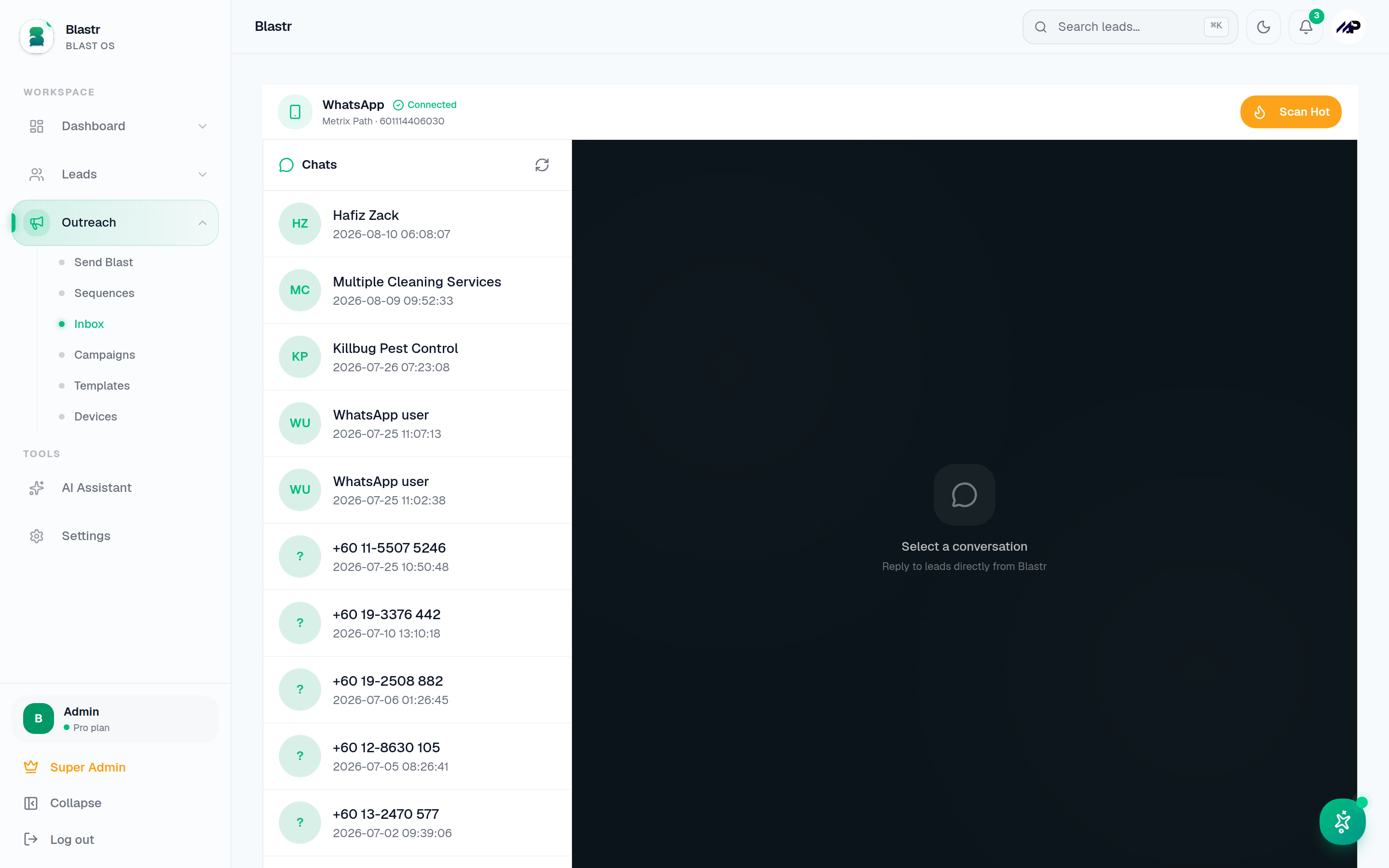 Unified inbox